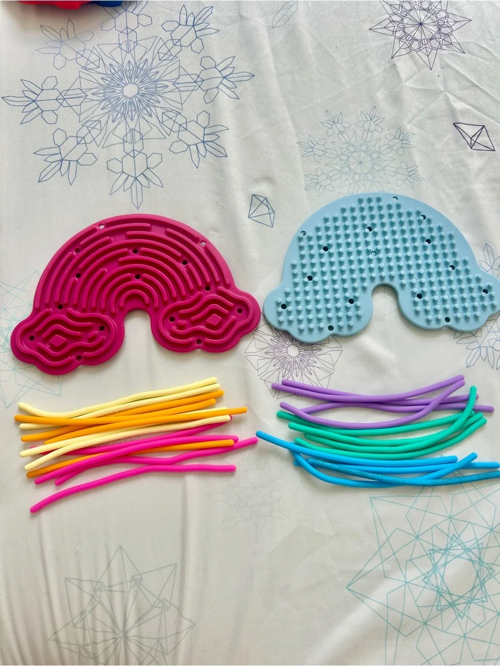 Busy toys for road trip and flight - Kids Lacing and Threading Toy Set